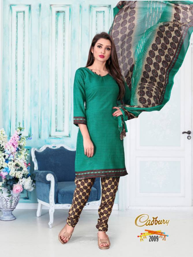 Ganeshji Cadbury Designer Fancy Indo Regular Wear Dress Material Collection